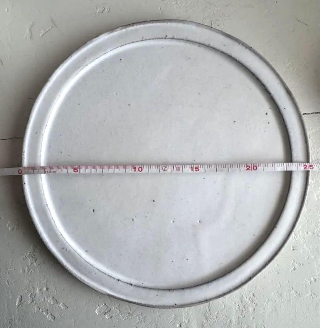 アセビマコト　リム皿　25cm 大皿