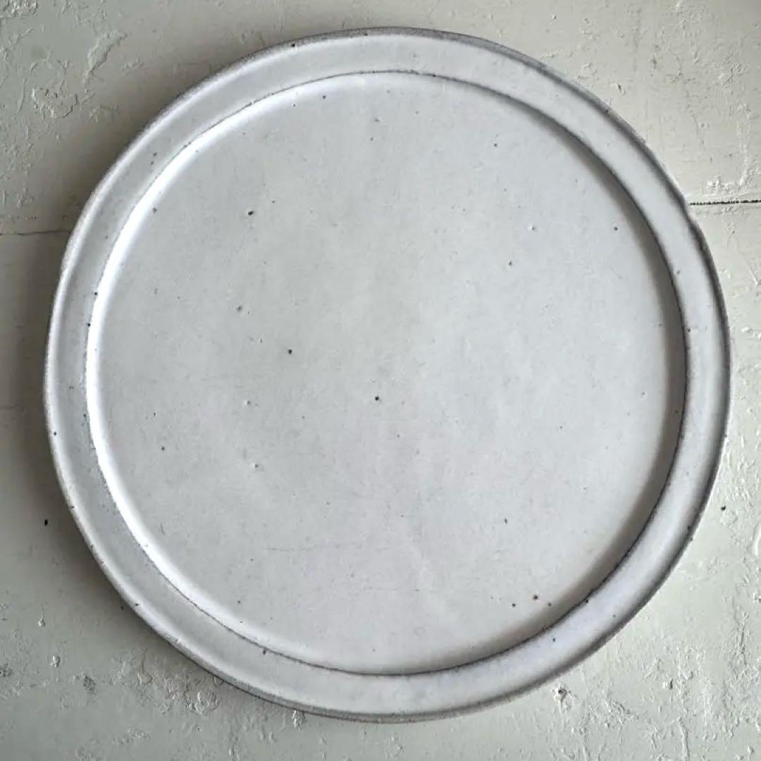 アセビマコト　リム皿　25cm 大皿