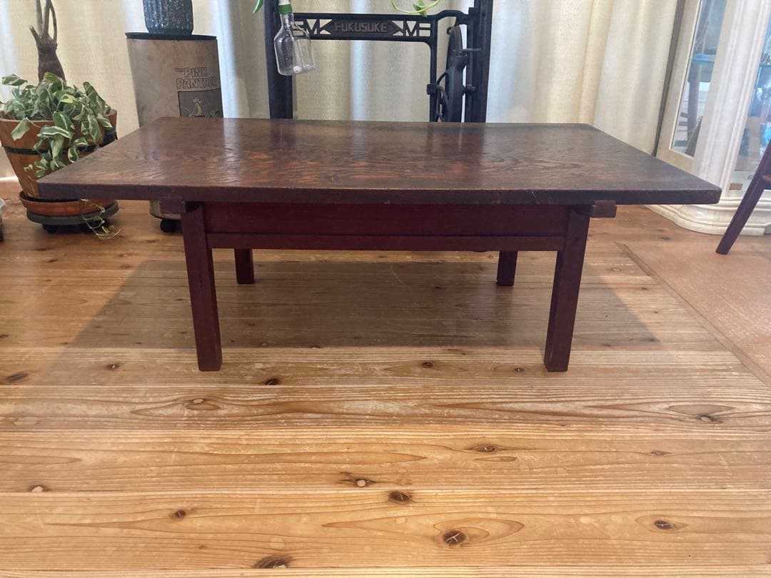 昭和レトロ　木製文机　ローテーブル　13