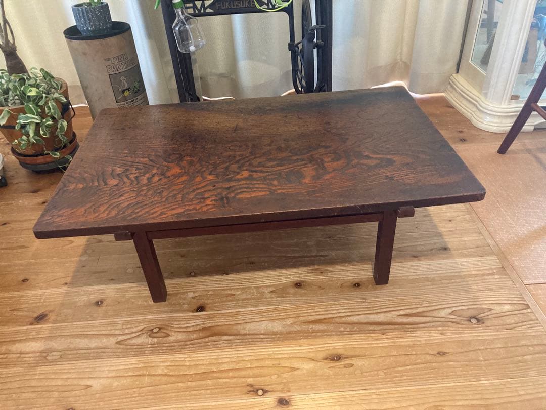 昭和レトロ　木製文机　ローテーブル　13