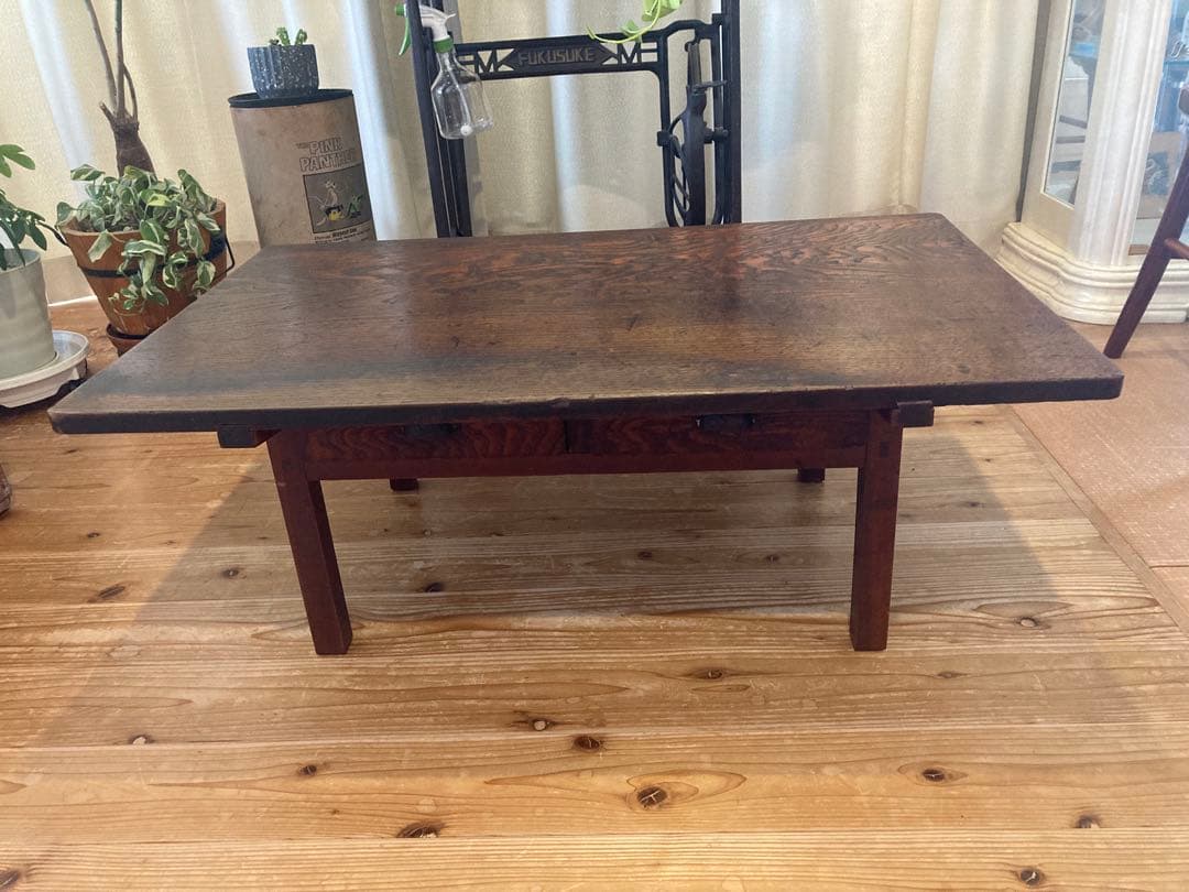 昭和レトロ　木製文机　ローテーブル　13