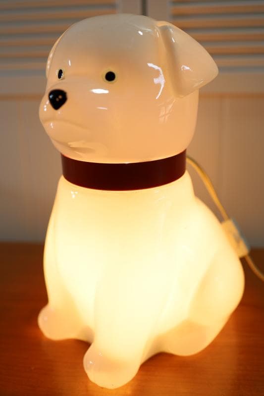 ◆マックスレイ「子犬のランプ」橋田裕司さんデザイン◆ヴィンテージ品