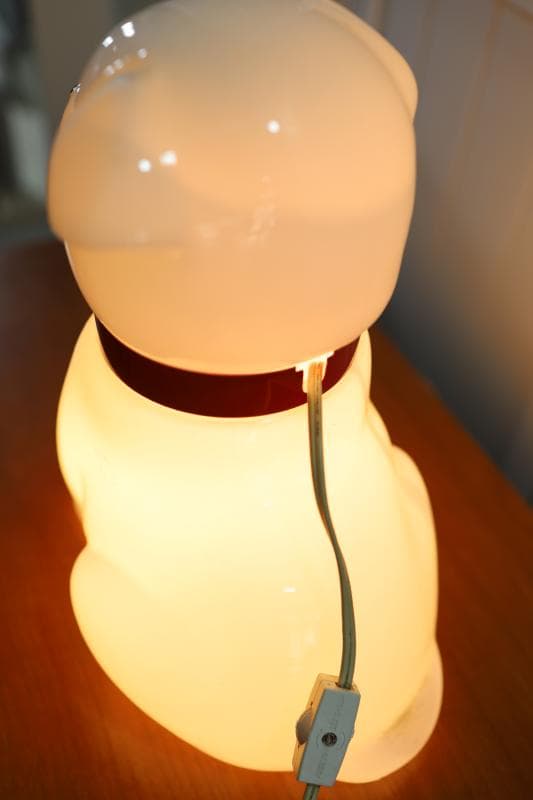 ◆マックスレイ「子犬のランプ」橋田裕司さんデザイン◆ヴィンテージ品