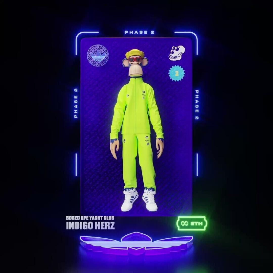 Adidas ITM BAYC GMoney ARトラックスーツ ユニセックス