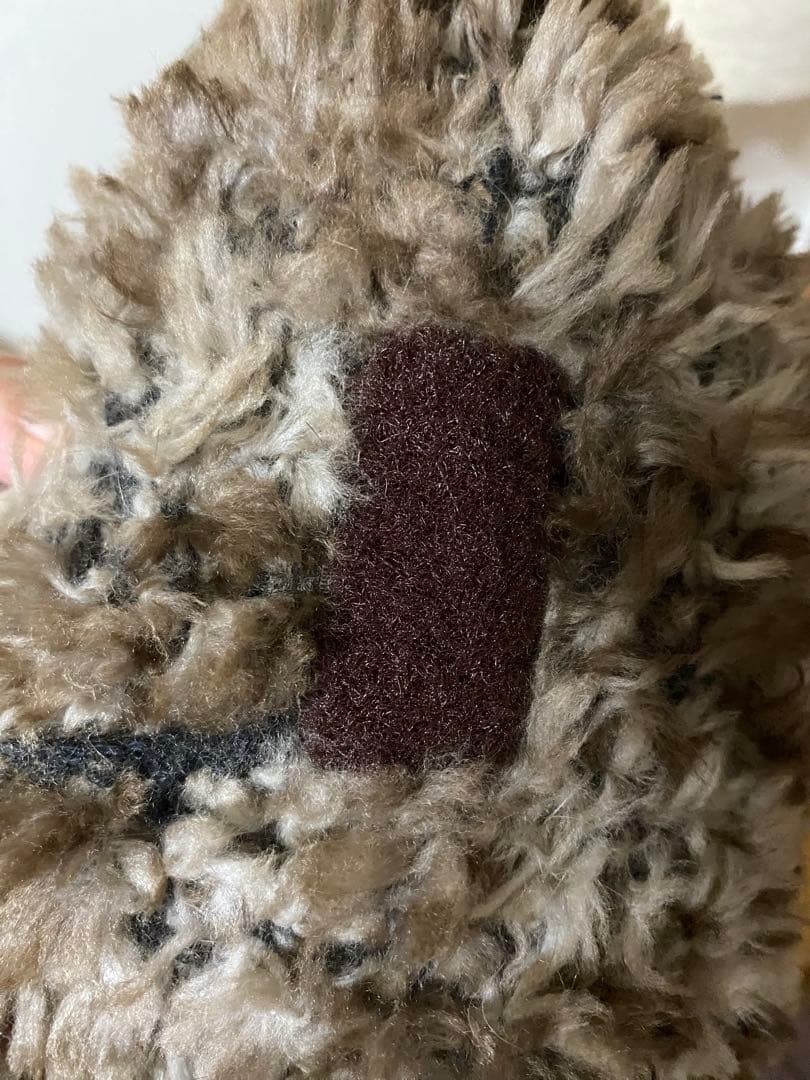 高級毛皮　ビーバーヤーン　ミドル丈　ワンピースコート　軽量　リアルファー　コート