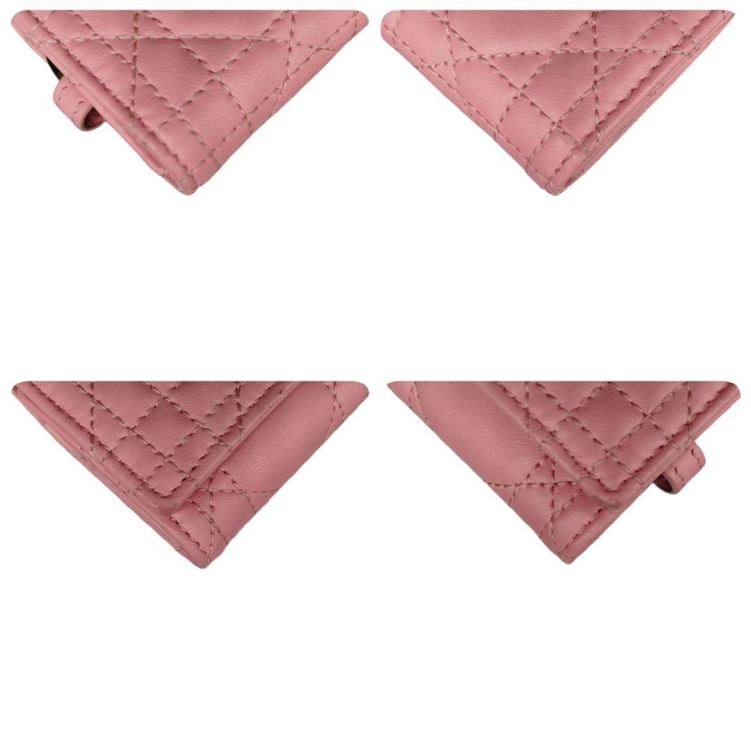 ディオール　キーケース　キーリング　カナージュ　ピンク　ディオールチャーム