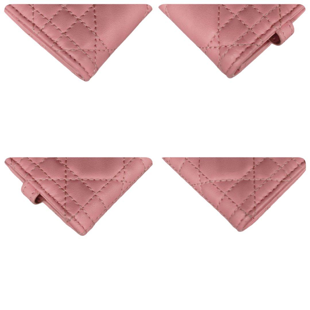 ディオール　キーケース　キーリング　カナージュ　ピンク　ディオールチャーム