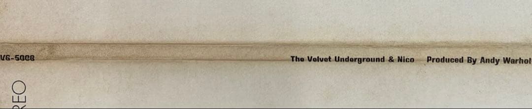 【LP/US盤】The Velvet Underground & Nico