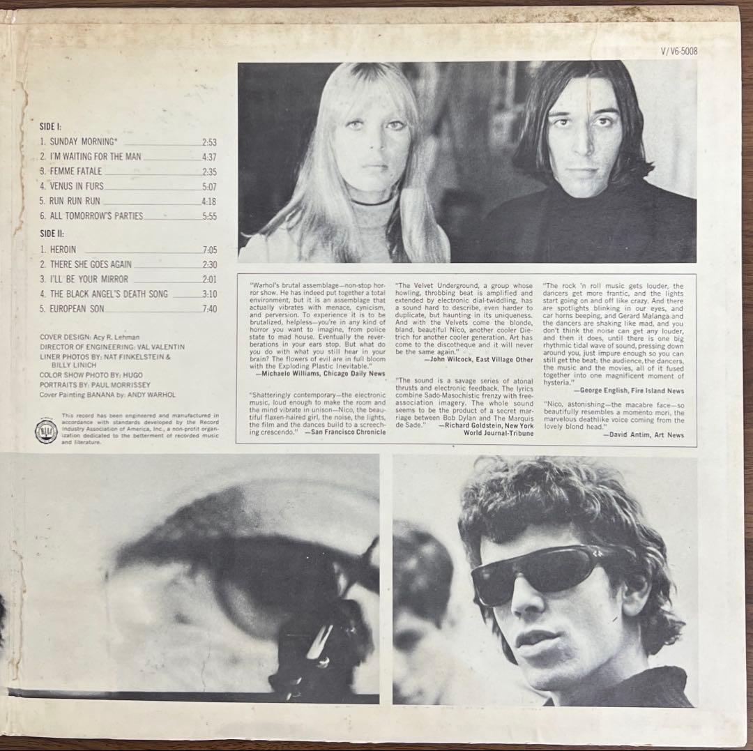 【LP/US盤】The Velvet Underground & Nico