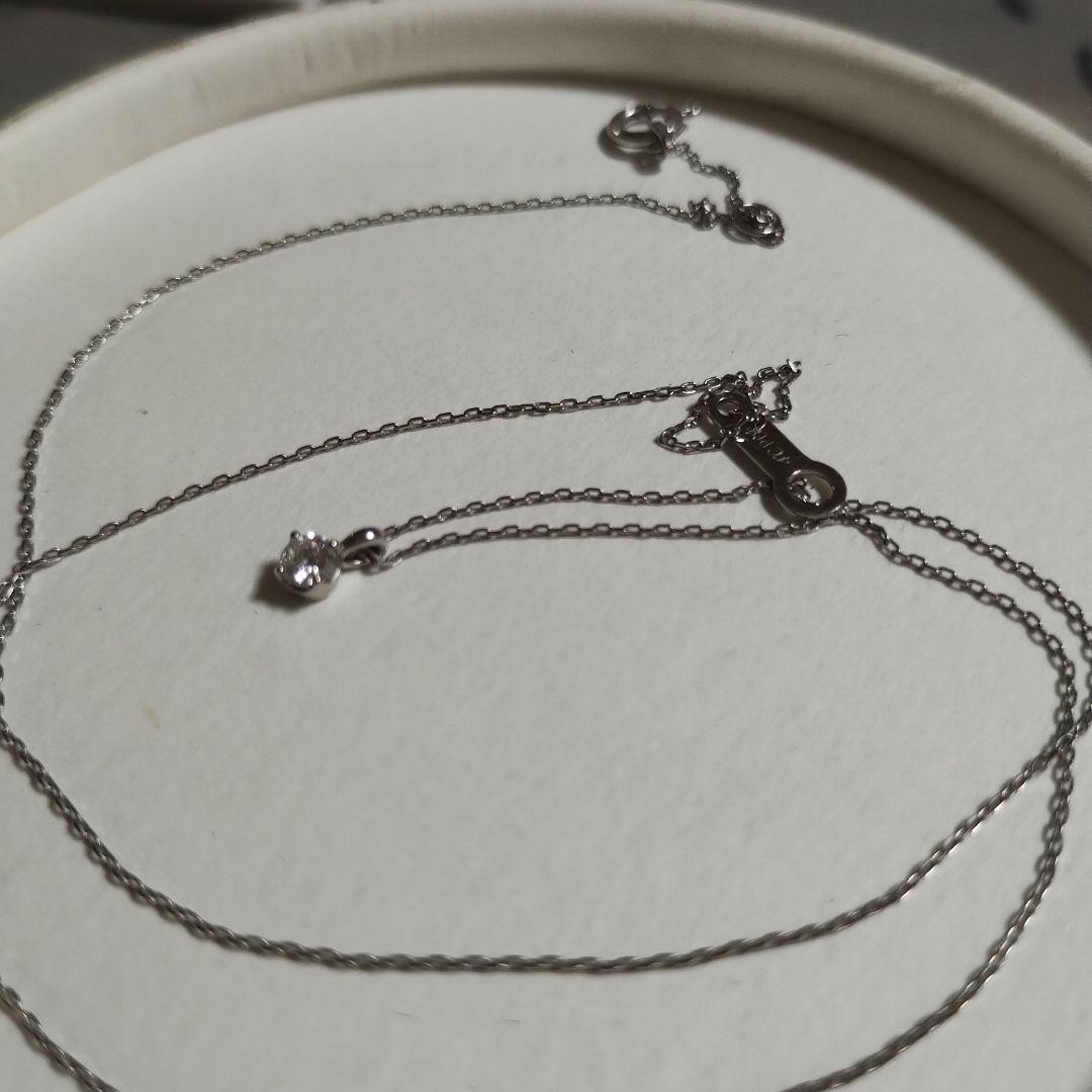 4℃ヨンドシー　ダイヤモンドネックレス　プラチナ850