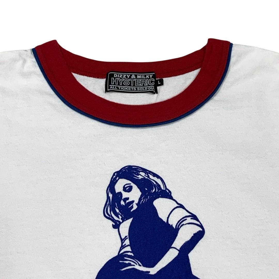 ヒステリックグラマー　ヴィンセンガール　ロングTシャツ　L