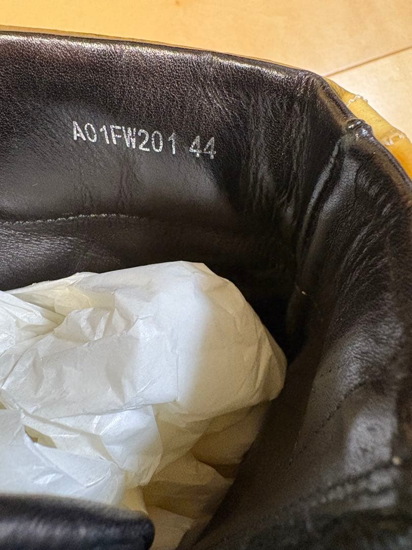 メゾンミハラヤスヒロ　インビジブルレザーブーツ