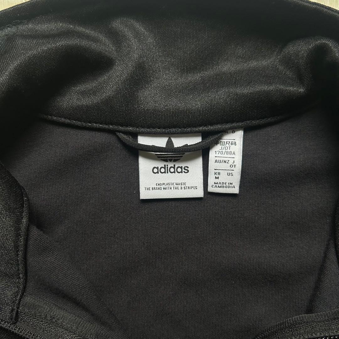 adidas 短丈 ジップアップジャージ