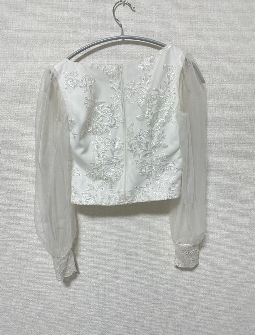 【Jewels】 刺繍レースセットアップドレス S