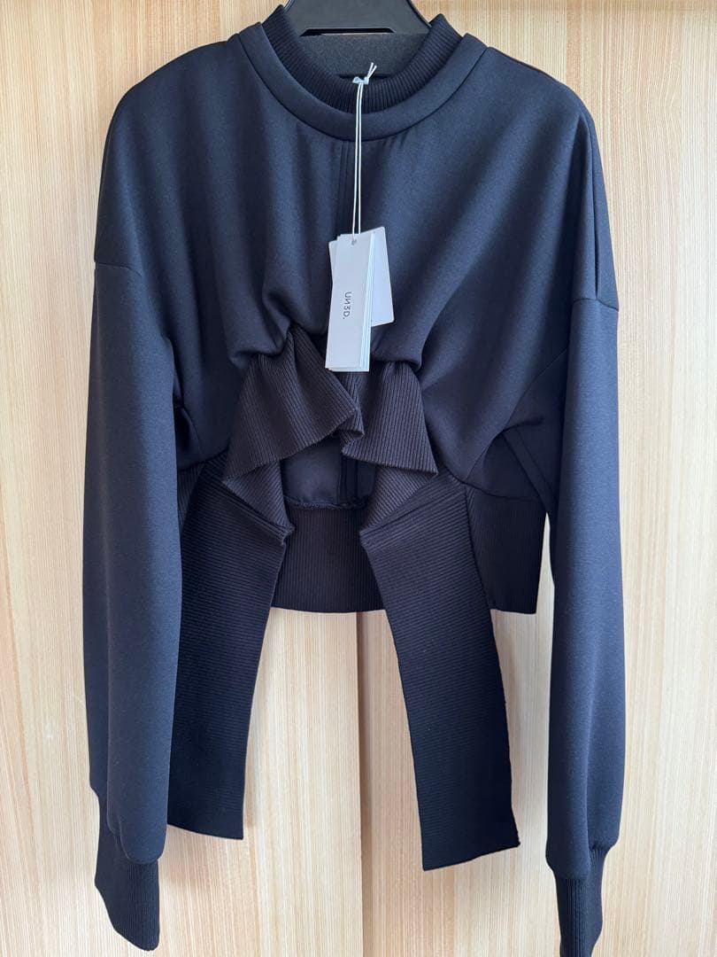 新品・未使用【UN3D.】アンスリード リブコンビ　ショート　トップス