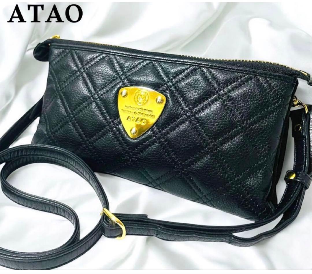 て*ん様 ✨美品✨ATAO ショルダーバッグ　ブーブー　キルティング　レザー　ブ