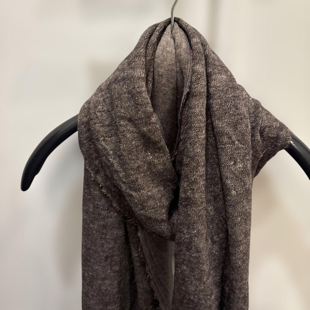 あ*ー様 Faltier Sarti ダークブラウン スカーフ ストール マフラ