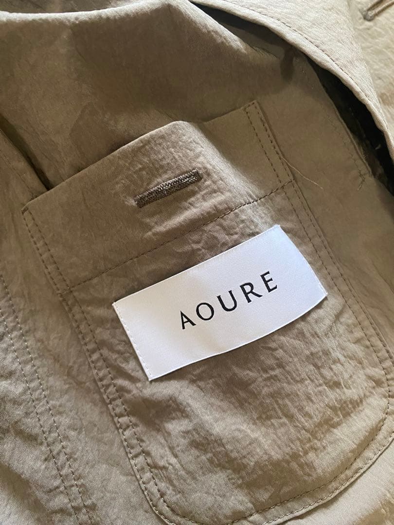 【早い者勝ち/美品】AOURE ストレッチナイロン セットアップ M