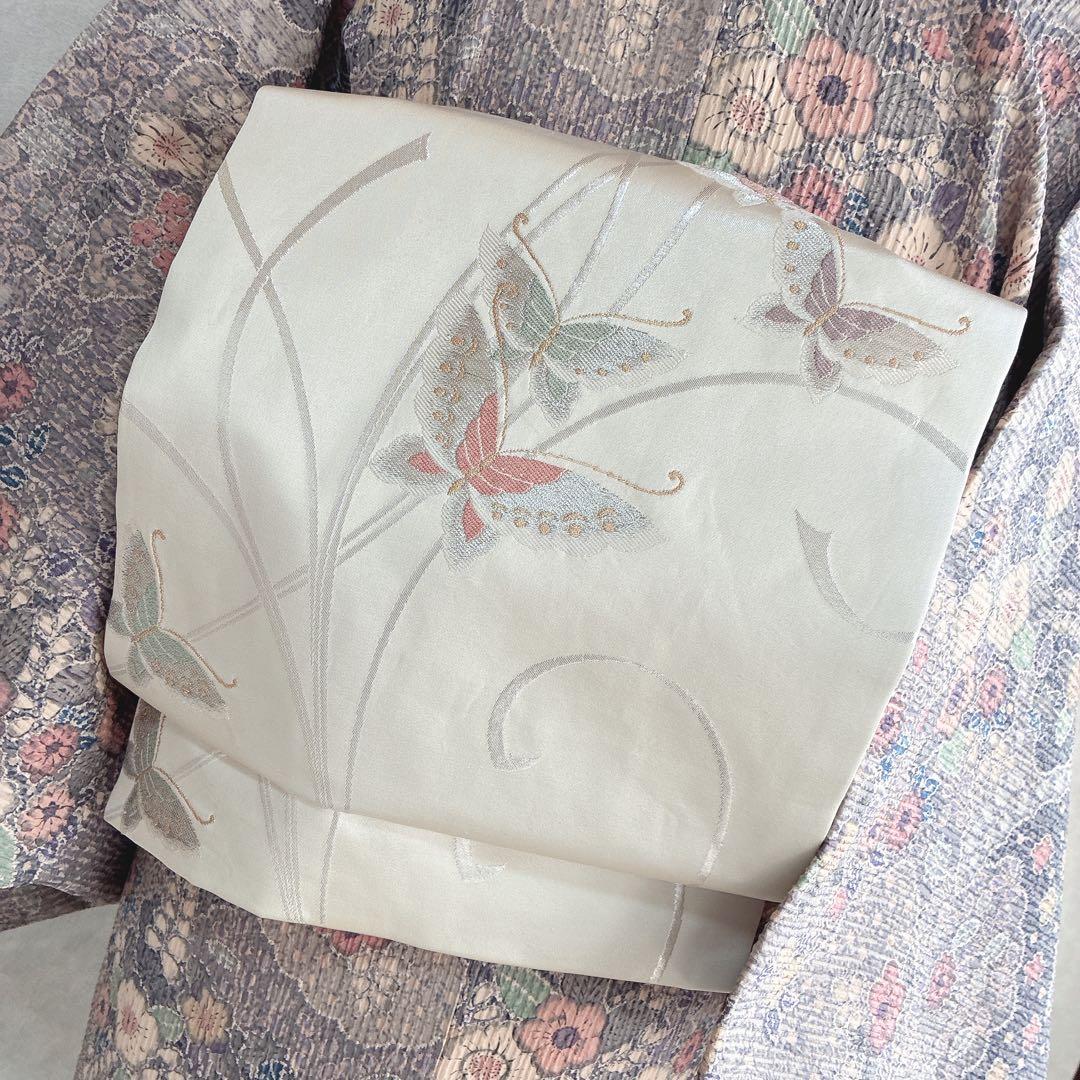 小紋　フルセット　着物　辻ヶ花　洗える着物　可憐な花模様　G1