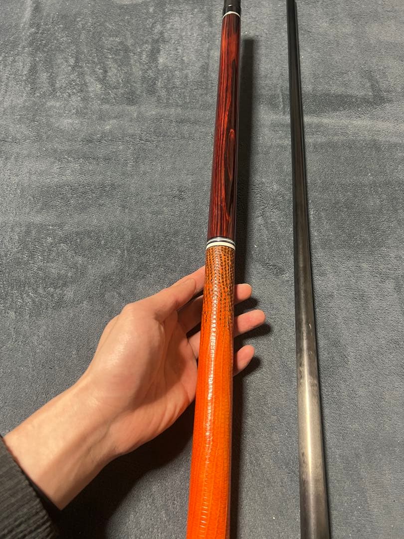 HOW M6＋revo radial 12.4 ビリヤードキュー 赤褐色 木製