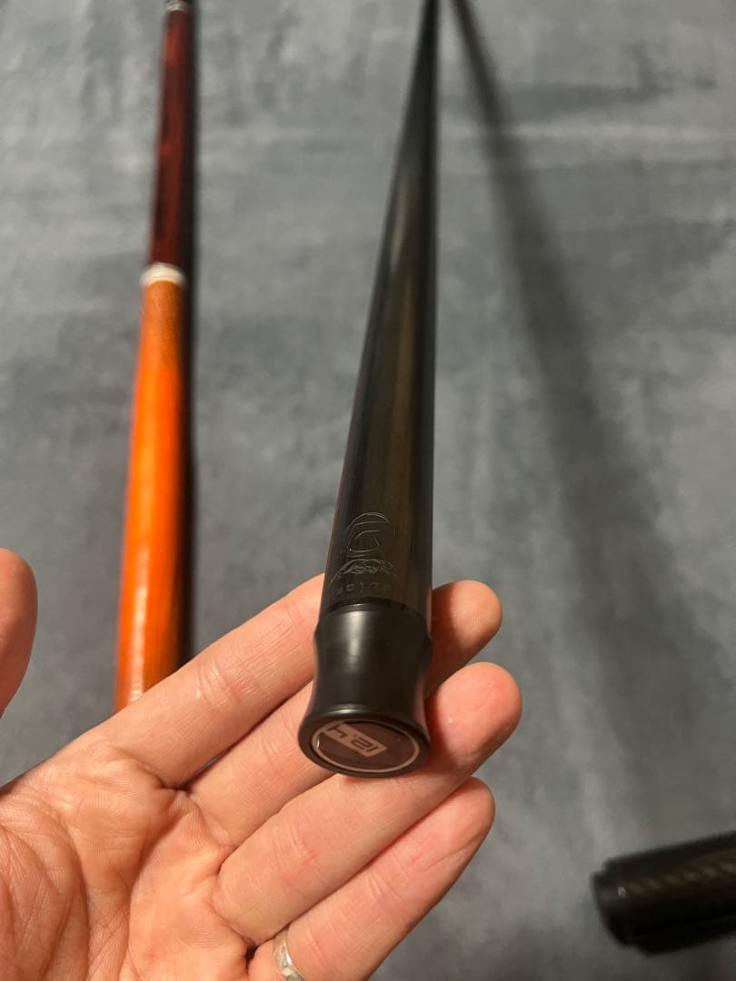 HOW M6＋revo radial 12.4 ビリヤードキュー 赤褐色 木製