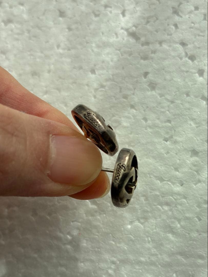 GUCCI インターロッキング　ハート　ピアス