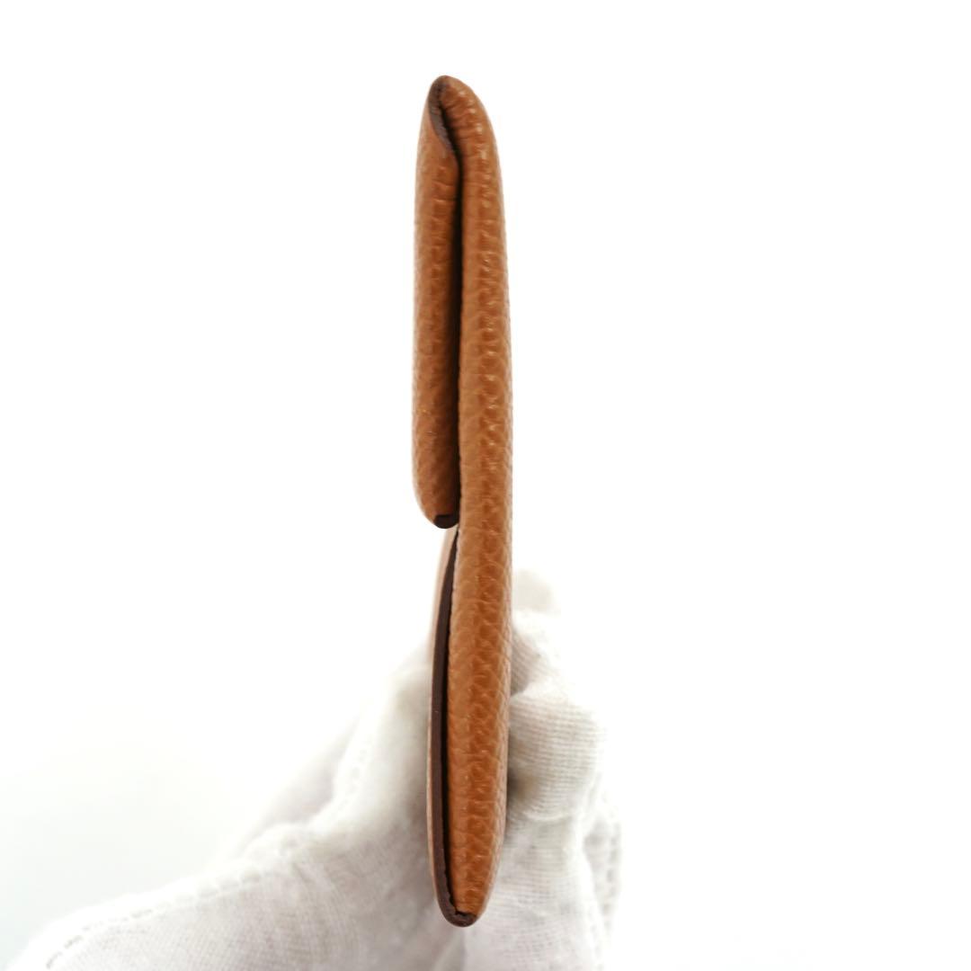 ✨新品未使用・箱付✨　HERMES ケース　小銭入れ　バスティア　刻印あり