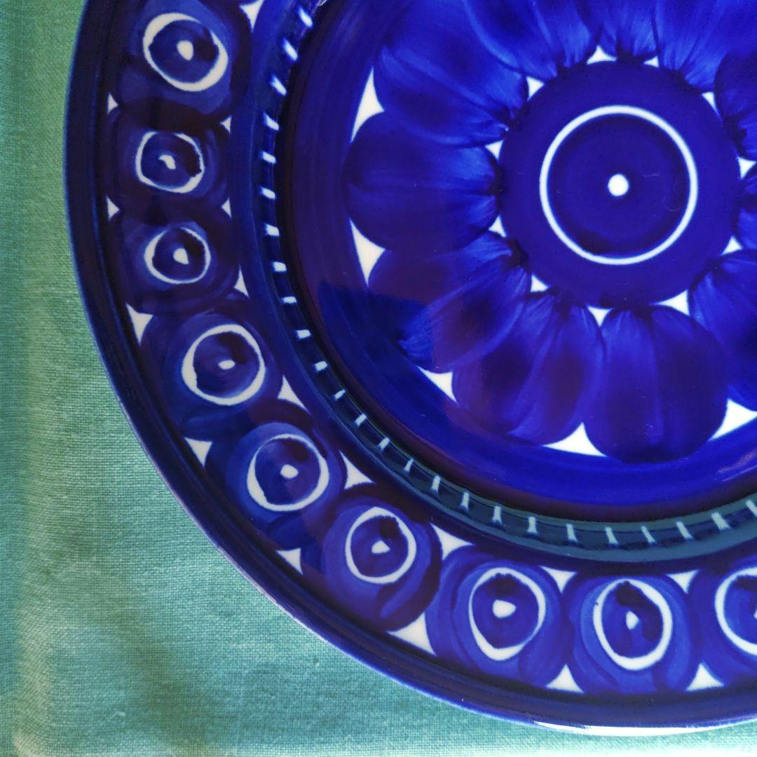 フィンランド製 希少 アラビア ヴァレンシア皿25cm 2枚1960年代産 美品