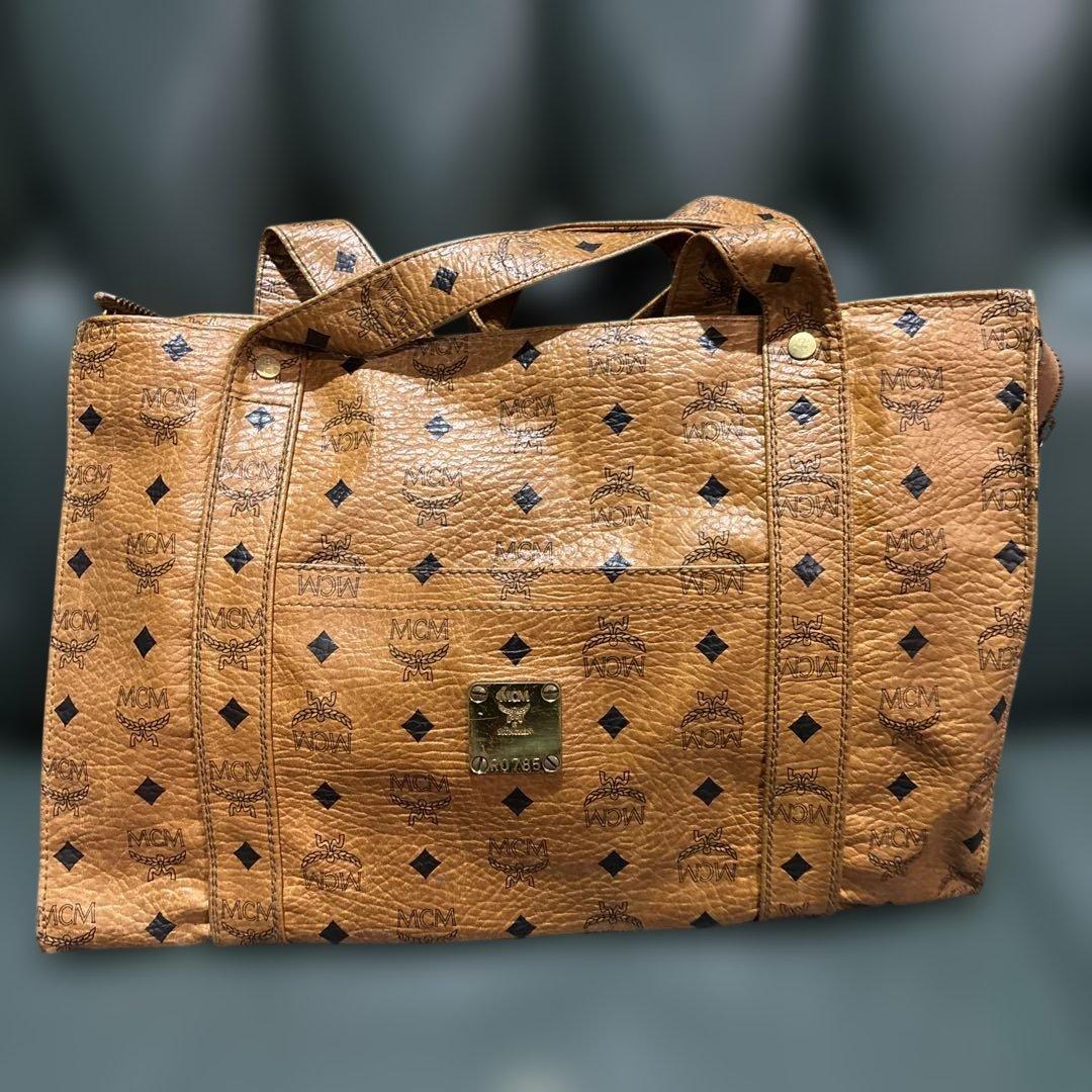 MCM ブラウン トートバッグ