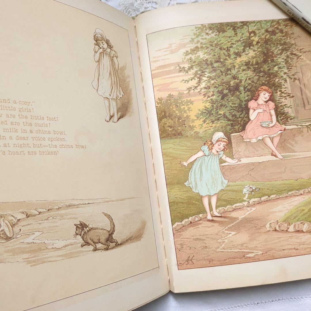 超稀少1885アンティーク絵本 初版本 洋書古書 児童書 ヴィクトリアン