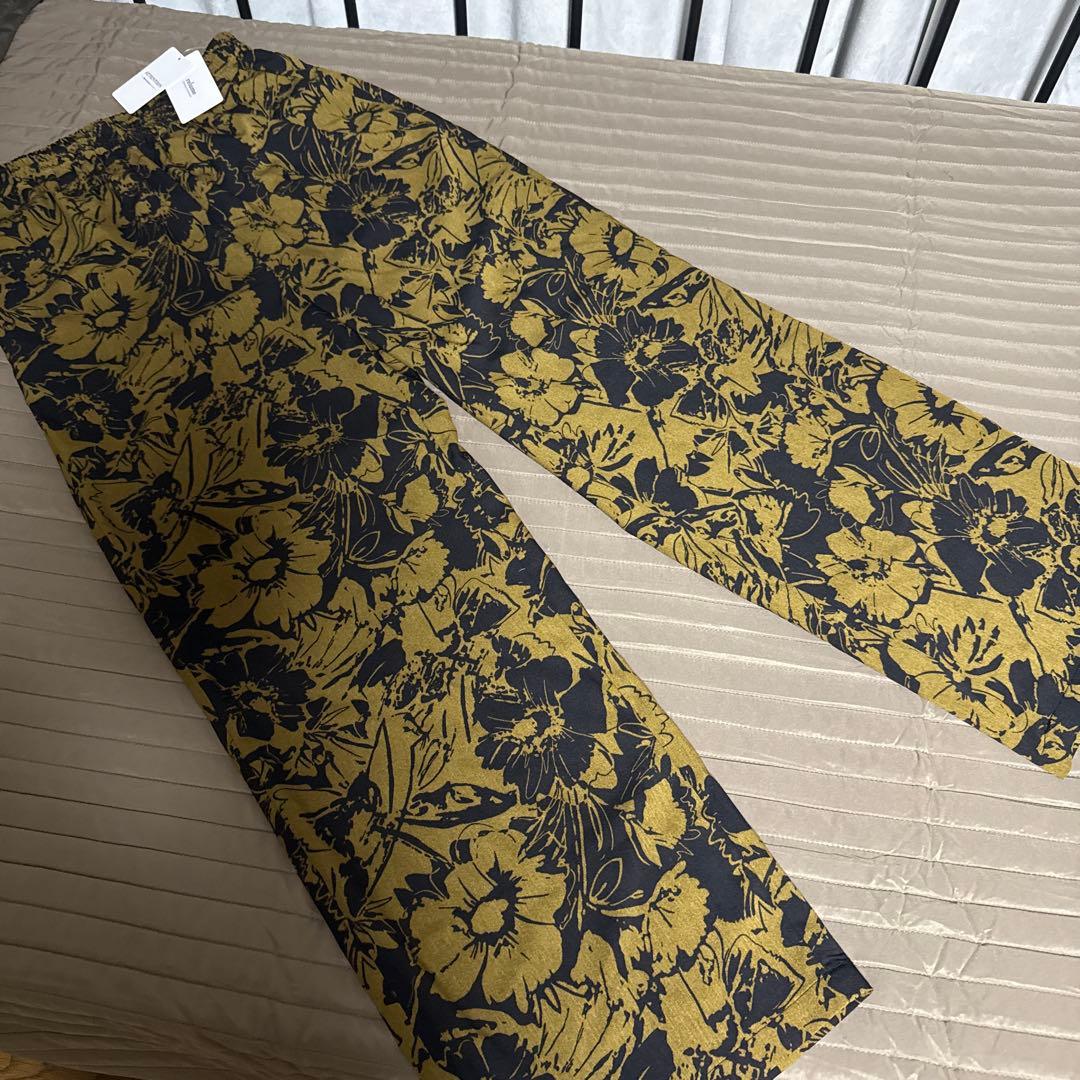 ジャーナルスタンダードレリューム　コントラストフラワープリントパンツ新品