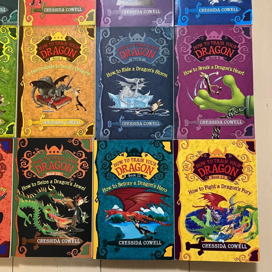 美品How to Train Your Dragon 12 books set