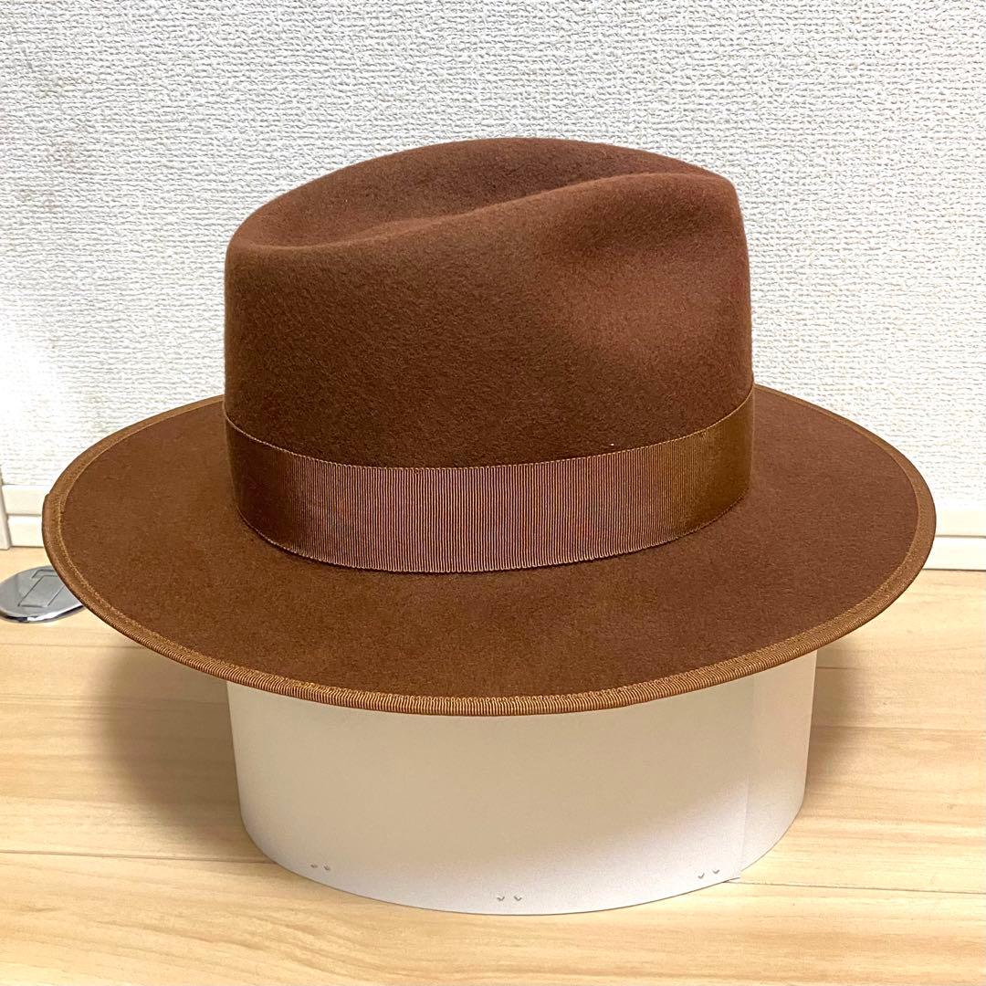 [美品激レア]OLD CROW GLAD HAND中折れハット茶色M