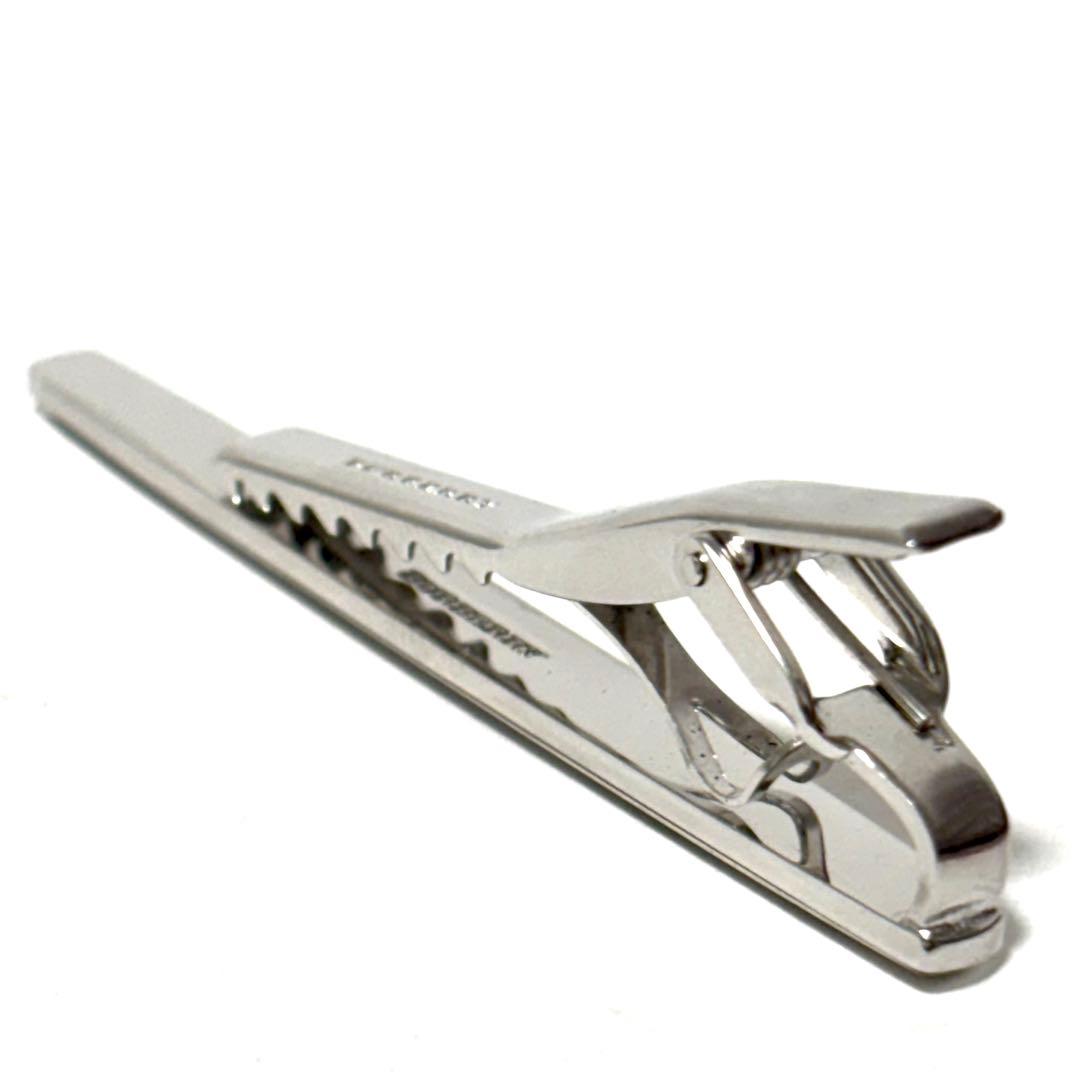 極美品✨箱付き✨バーバリー ネクタイピン カフスボタンセット シルバー