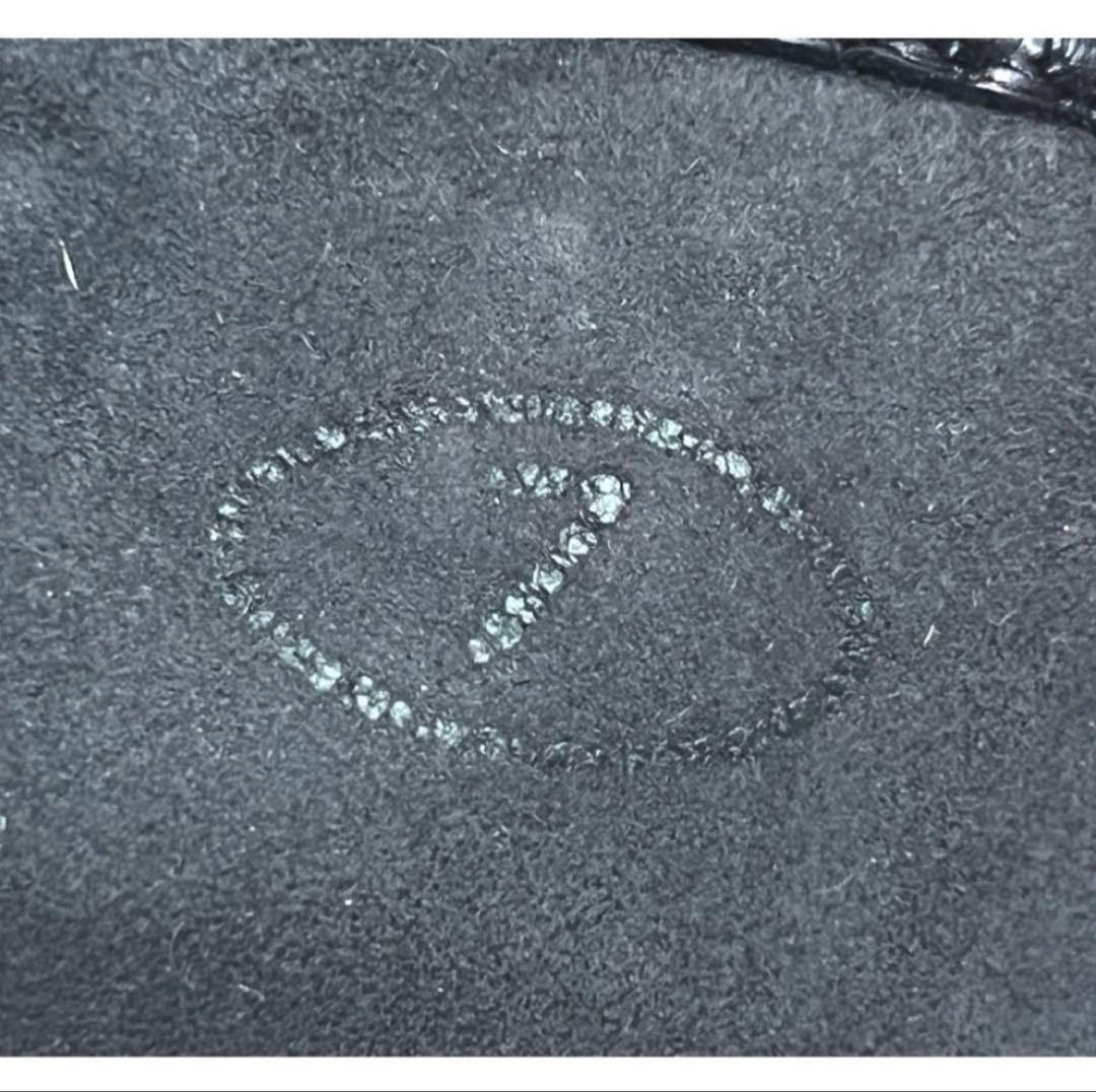 ヴィンテージHERMES セリエ 手袋レザー 黒レディース箱付サイズ7両手有り