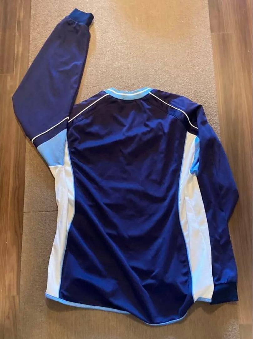 asics ジャージ 黒/青