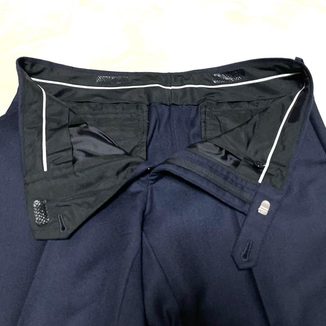 【美品】スーツセレクト　A6 ネイビー 3ピースビジネススーツ