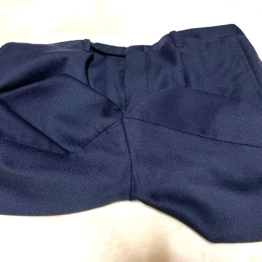 【美品】スーツセレクト　A6 ネイビー 3ピースビジネススーツ