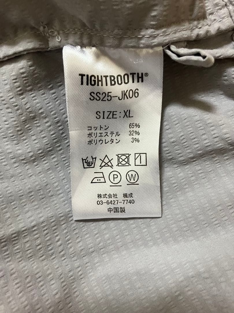 美品　TIGHTBOOTH COLLEGE WIND SHIRT タイトブース