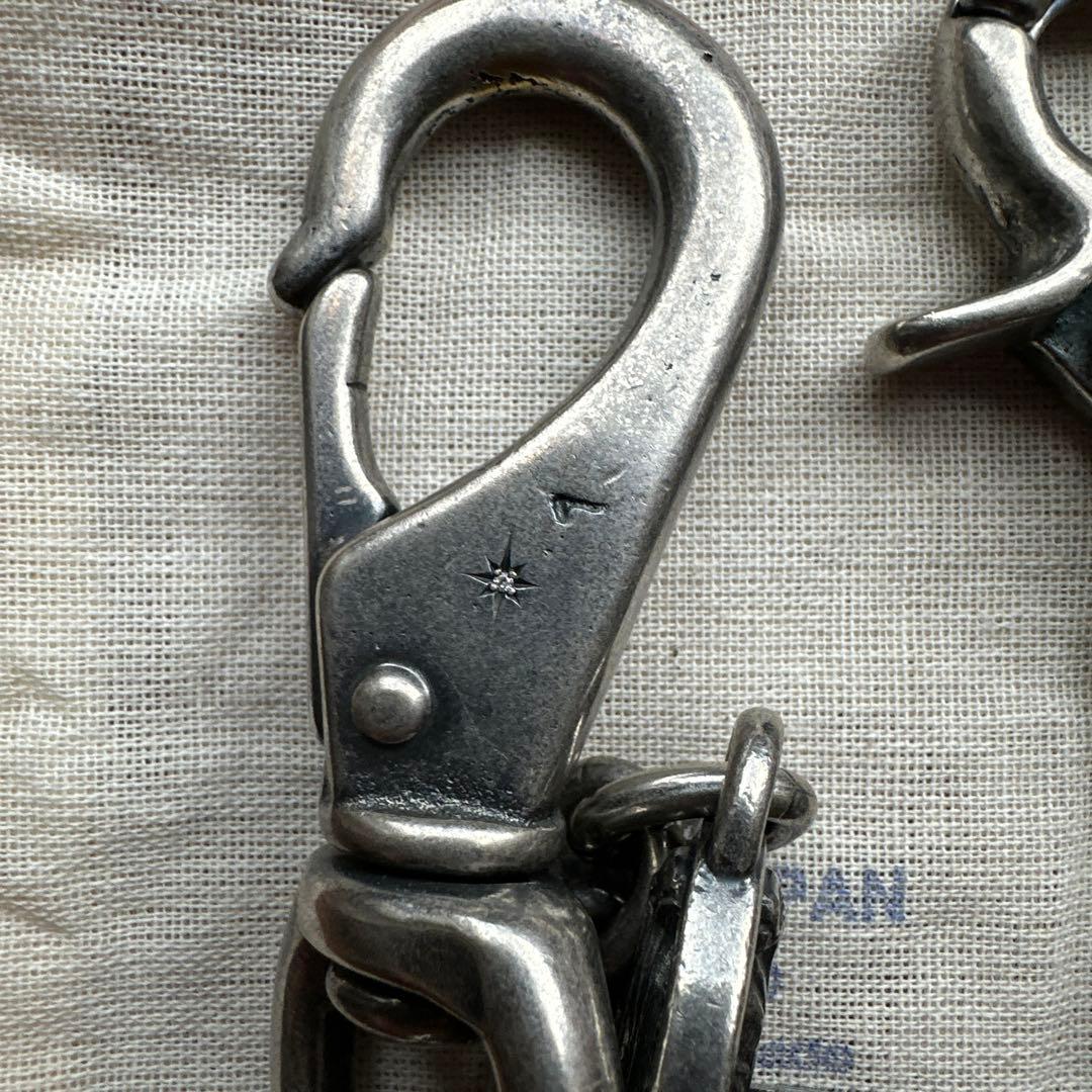 amp japan マリア Wクリップウォレットチェーン