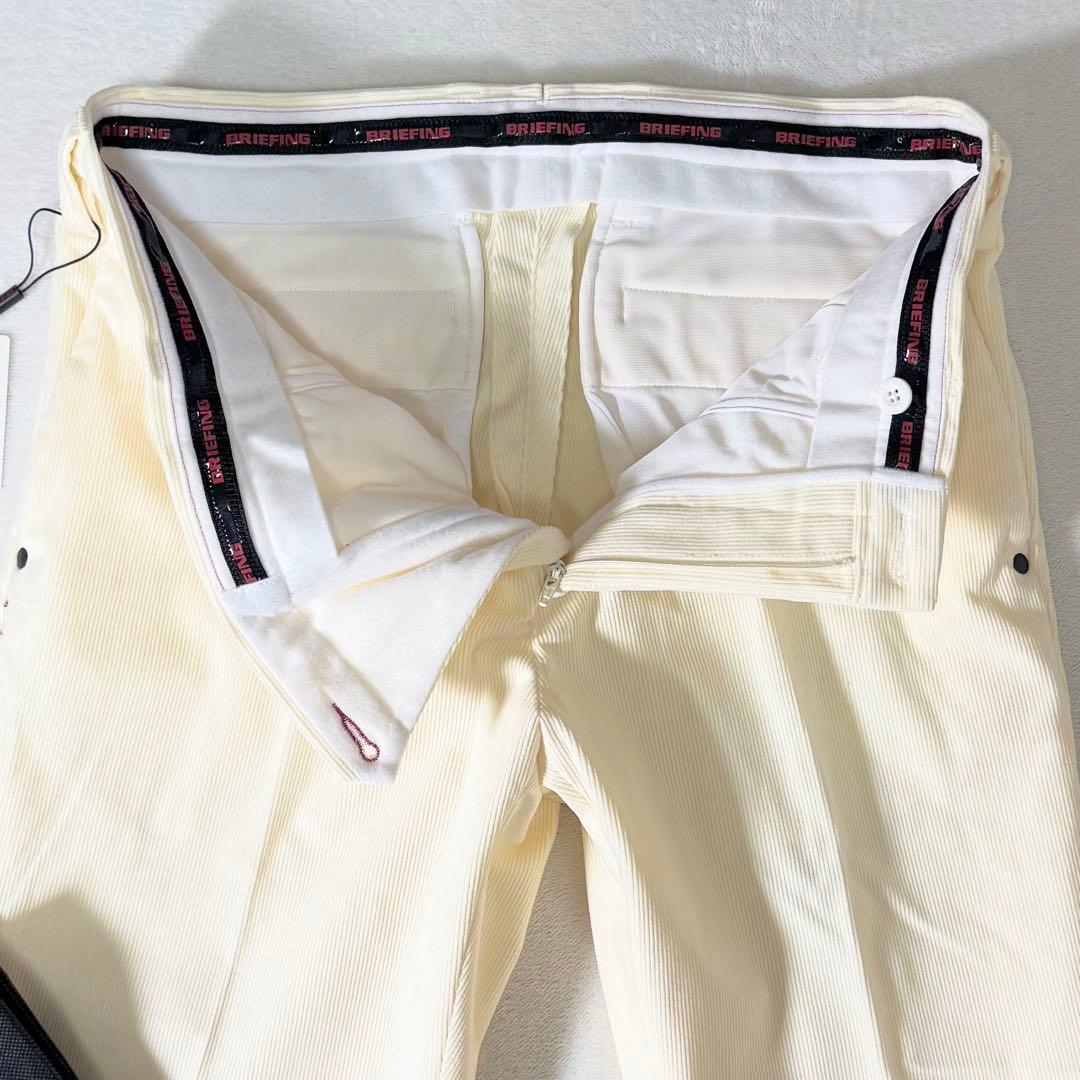 新品タグ付 BRIEFING ブリーフィング コーデュロイパンツ アイボリー M