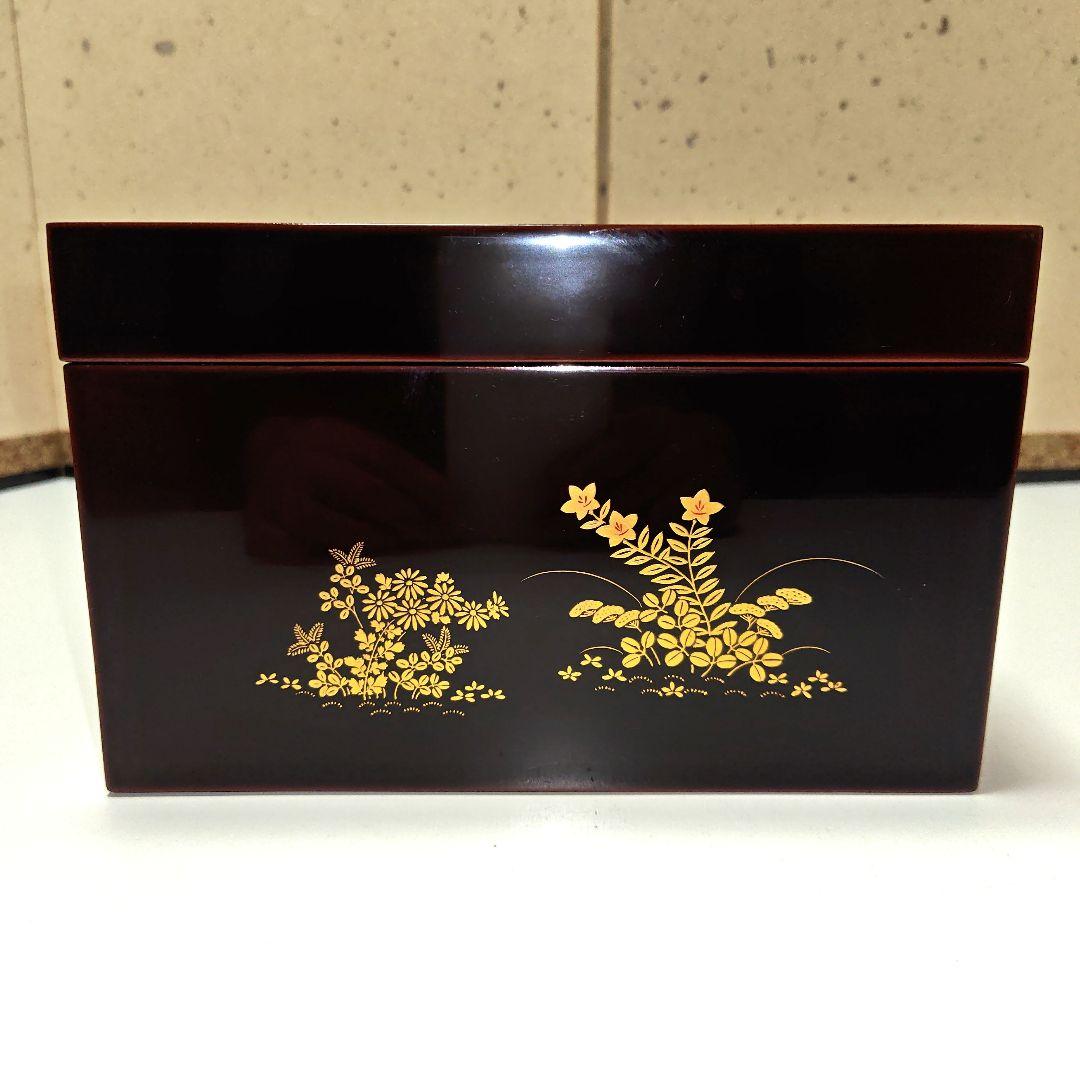 新春セール！　茶道具　野の花蒔絵茶箱