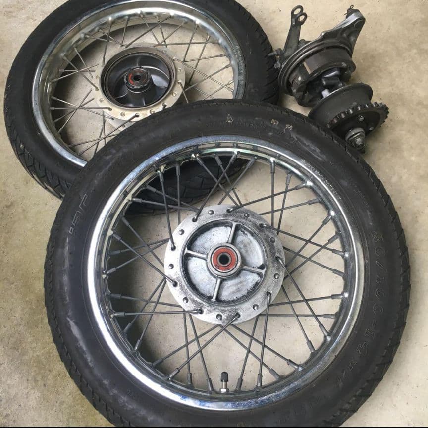 スーパーカブ110 　14インチ　ホイールセット