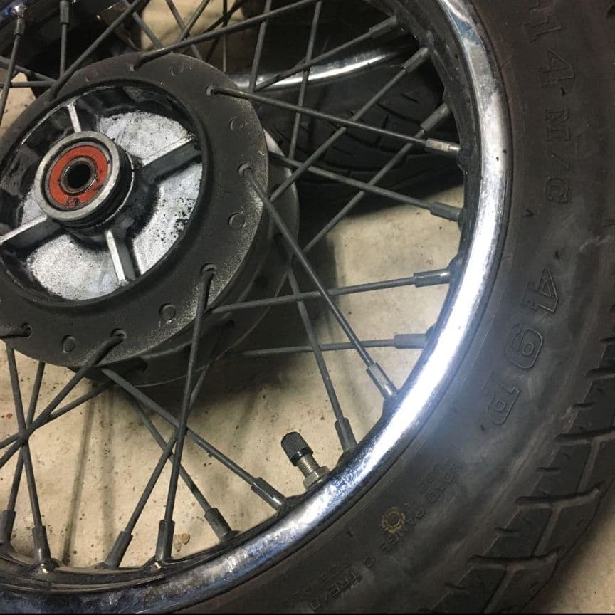 スーパーカブ110 　14インチ　ホイールセット