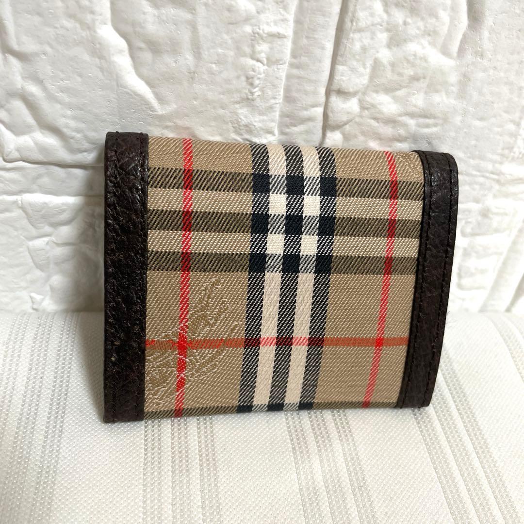 未使用品 バーバリー 小銭入れ ケース シャドーホース ノバチェック