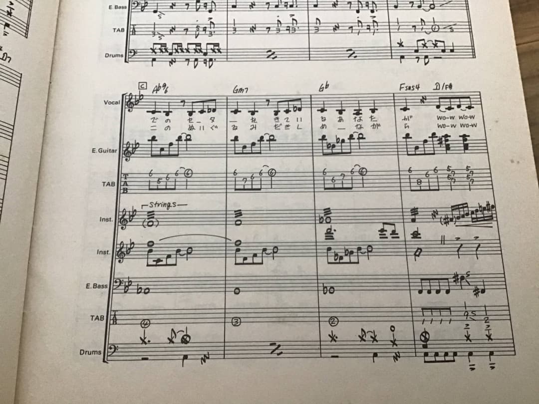 ★楽譜/松田聖子/ベストヒット/タブ譜/バンドスコア/全12曲