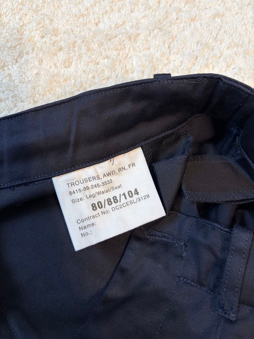 ロイヤルネイビー　イギリス軍　カーゴパンツ　AWD デッドストック