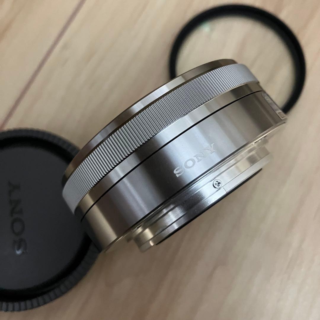 SONY E 16mm F2.8 SEL16F28シルバー キレイ 動作写りOK