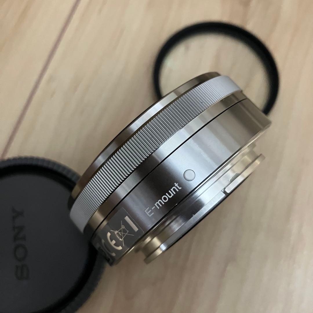 SONY E 16mm F2.8 SEL16F28シルバー キレイ 動作写りOK