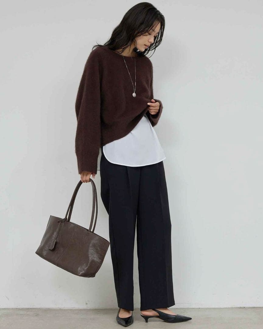 新品タグ付き ガリャルダガランテ ラウンドブラウスtee レイヤード フォーマル